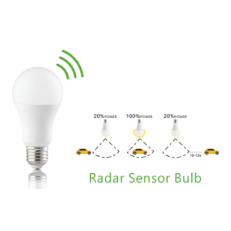 A60 রাডার মোশন সেন্সর LED বাল্ব